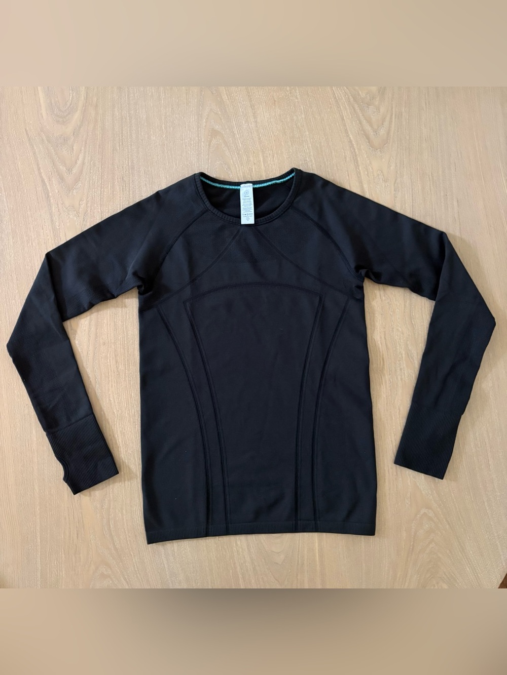 Ivivva by Lululemon Fly Tech Long Sleeve Shirt Black Size 12